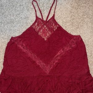 hollister halter tank top